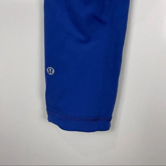 Lululemon Wunder Under Crop III Reversible Leggings Black/Blue Size 6 Womens - Picture 8 of 12